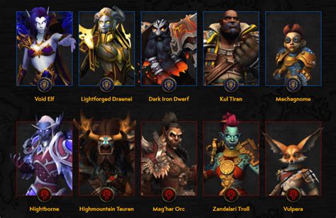 are there rep tokens for allied races